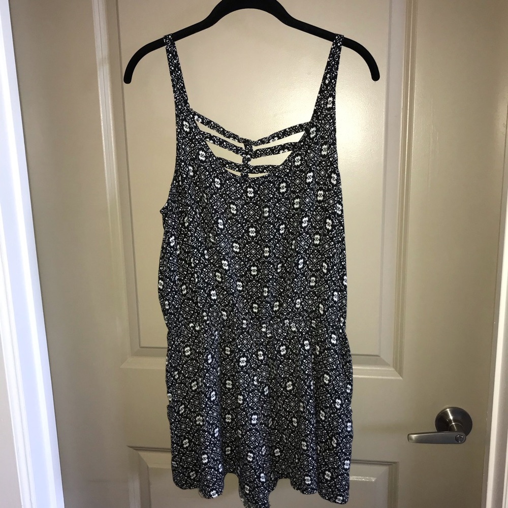Xhilaration Black Romper